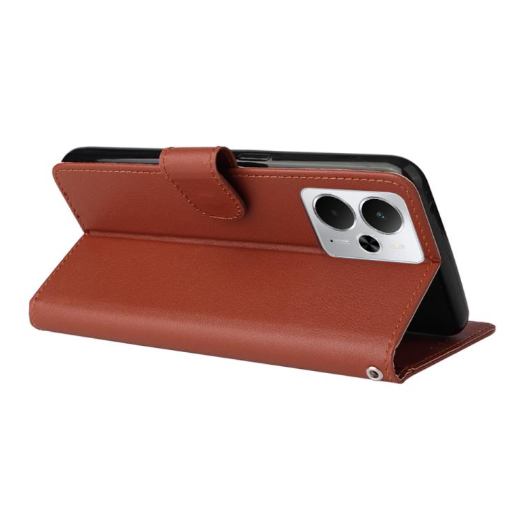 For Realme 14 5G 3-Card Slots Multifunctional Leather Phone Case