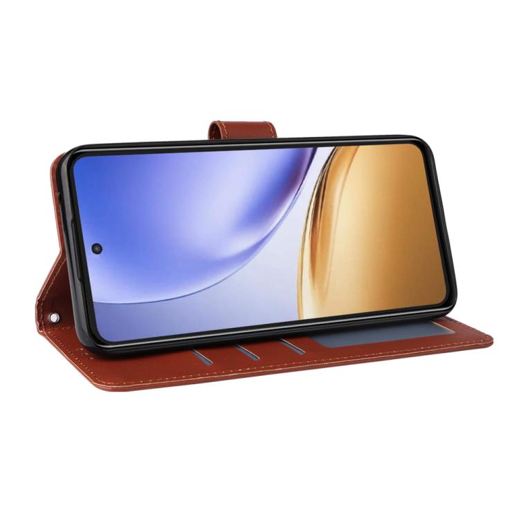For Realme 14 5G 3-Card Slots Multifunctional Leather Phone Case