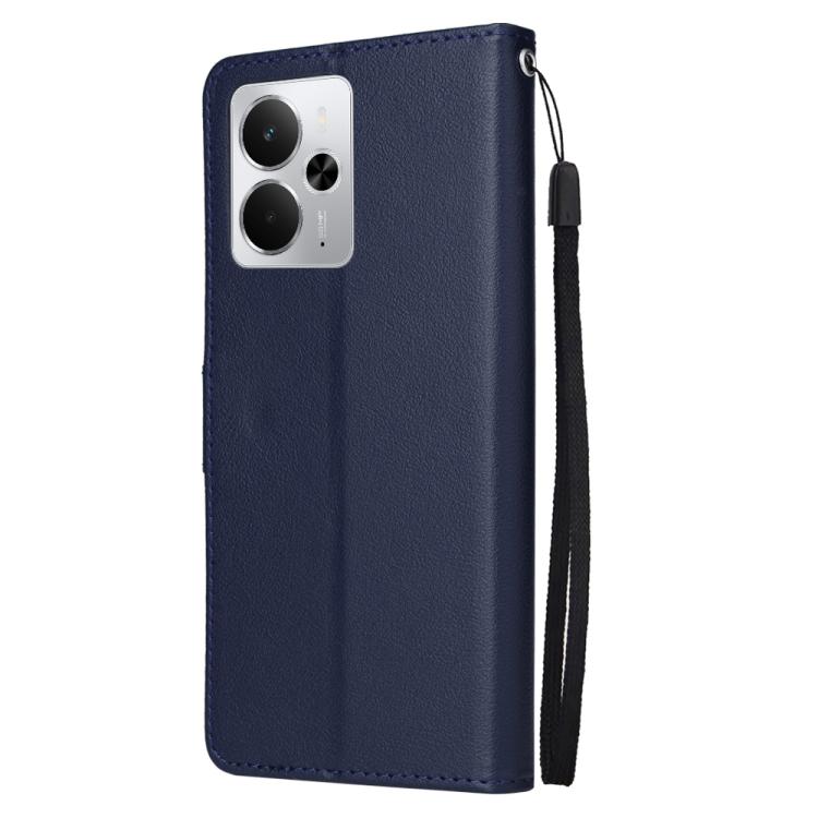 For Realme 14 5G 3-Card Slots Multifunctional Leather Phone Case