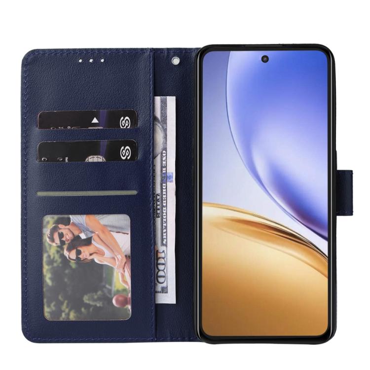 For Realme 14 5G 3-Card Slots Multifunctional Leather Phone Case