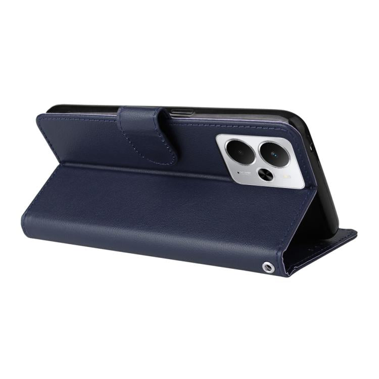 For Realme 14 5G 3-Card Slots Multifunctional Leather Phone Case