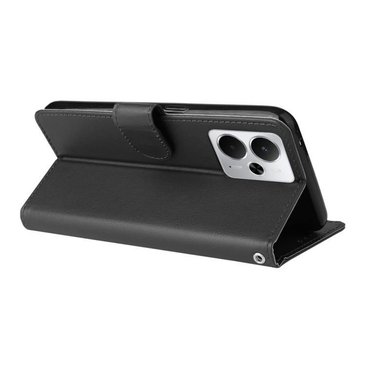 For Realme 14 5G 3-Card Slots Multifunctional Leather Phone Case