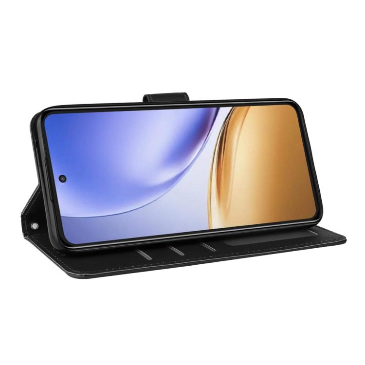 For Realme 14 5G 3-Card Slots Multifunctional Leather Phone Case