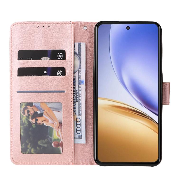 For Realme 14 5G 3-Card Slots Multifunctional Leather Phone Case