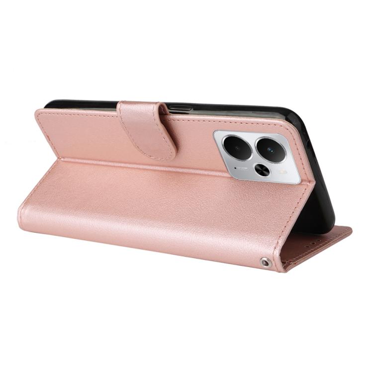 For Realme 14 5G 3-Card Slots Multifunctional Leather Phone Case