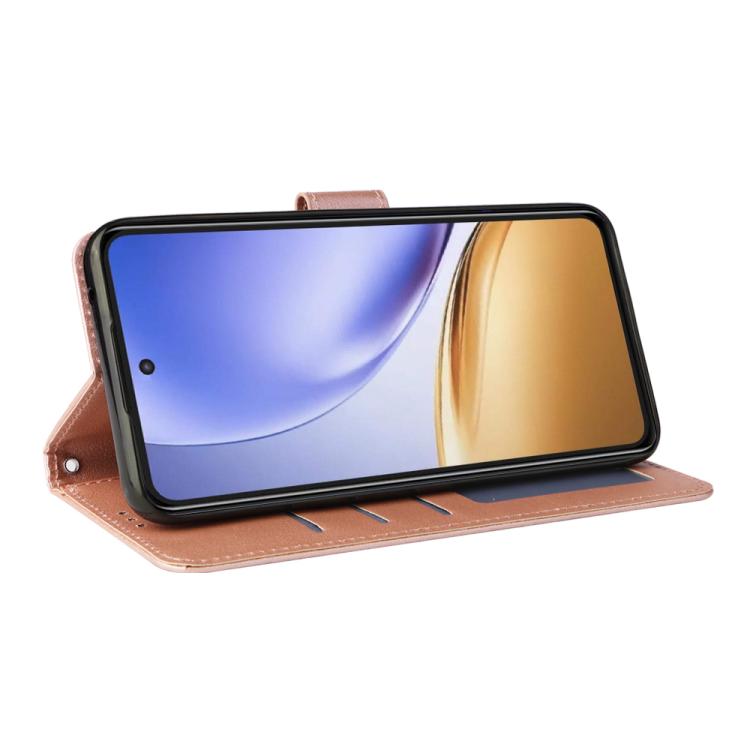 For Realme 14 5G 3-Card Slots Multifunctional Leather Phone Case