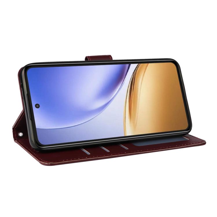 For Realme 14 5G 3-Card Slots Multifunctional Leather Phone Case