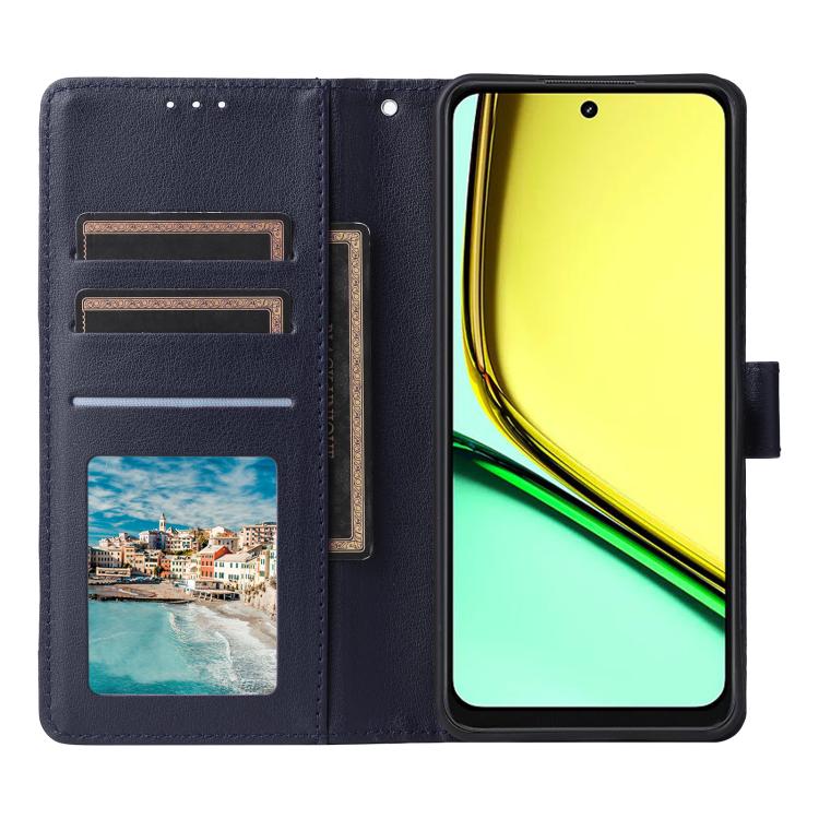 For Realme 12 Lite 4G 3-Card Slots Multifunctional Leather Phone Case