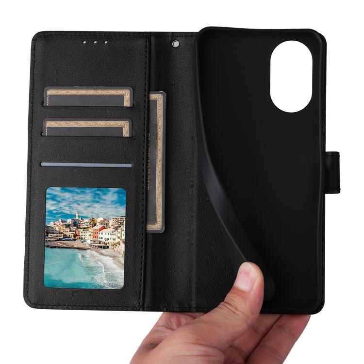 For Realme 12 Lite 4G 3-Card Slots Multifunctional Leather Phone Case
