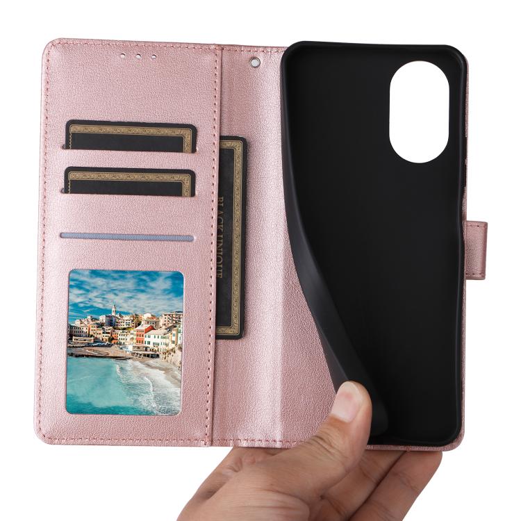 For Realme 12 Lite 4G 3-Card Slots Multifunctional Leather Phone Case