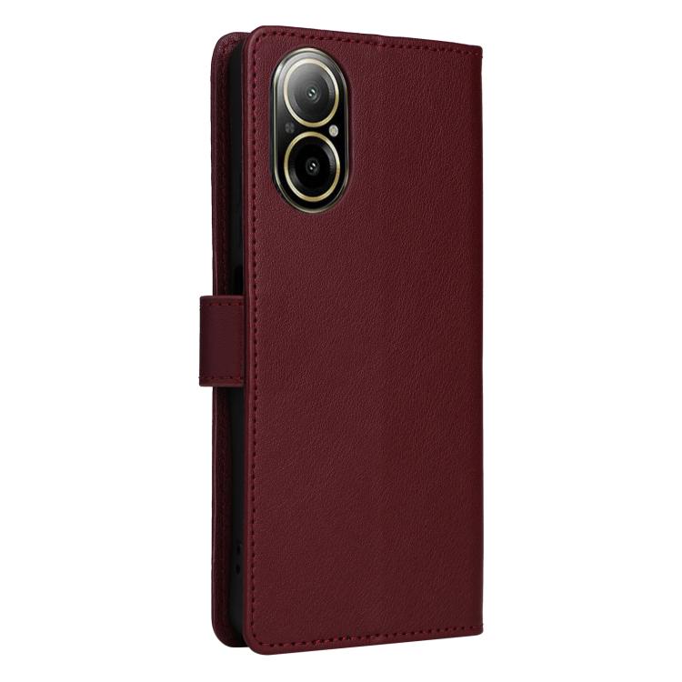 For Realme 12 Lite 4G 3-Card Slots Multifunctional Leather Phone Case