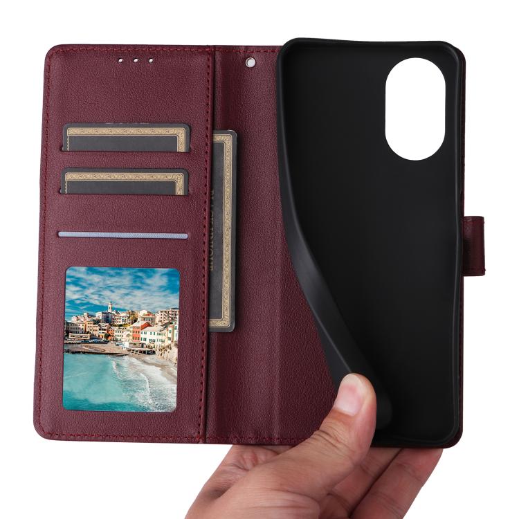For Realme 12 Lite 4G 3-Card Slots Multifunctional Leather Phone Case