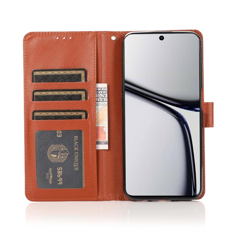 For Realme C65 4G 3-Card Slots Multifunctional Leather Phone Case