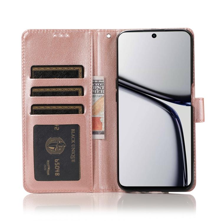 For Realme C65 4G 3-Card Slots Multifunctional Leather Phone Case