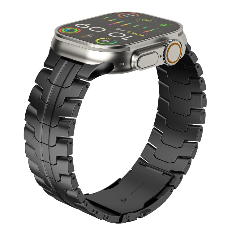 For Apple Watch Series 3 38mm Double Lock Buckle Turtle Titanium Steel Watch Band