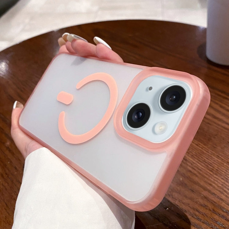 For iPhone 15 Dual-Side Frosted MagSafe Clear Phone Case