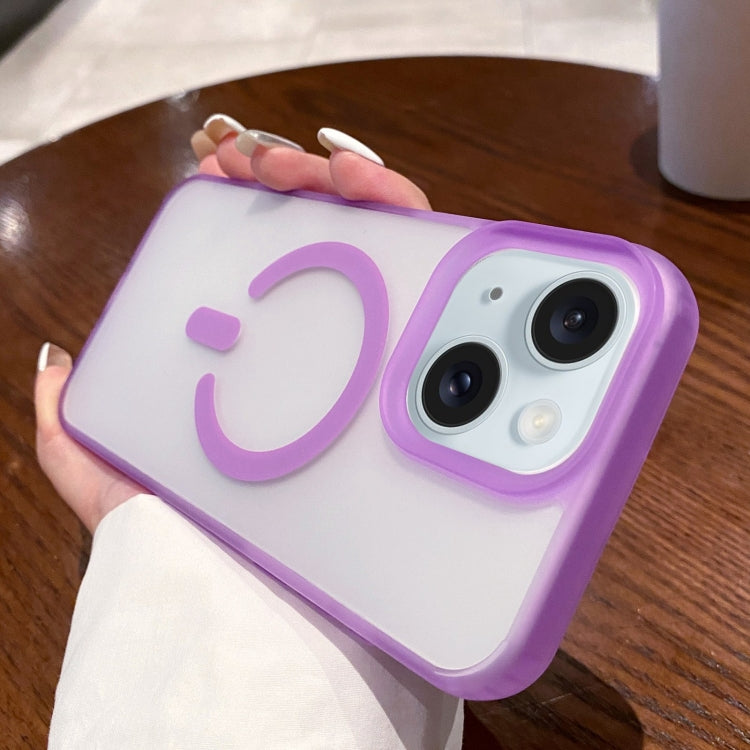 For iPhone 14 Plus Dual-Side Frosted MagSafe Clear Phone Case
