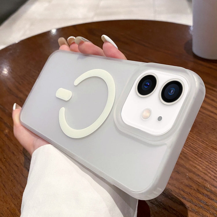 For iPhone 11 Dual-Side Frosted MagSafe Clear Phone Case