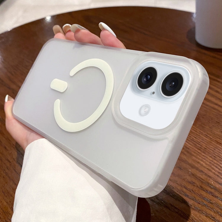 For iPhone 16 Plus Dual-Side Frosted MagSafe Clear Phone Case