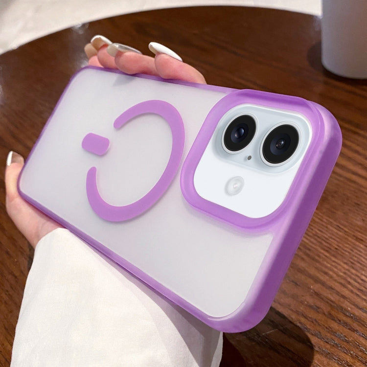 For iPhone 16 Dual-Side Frosted MagSafe Clear Phone Case