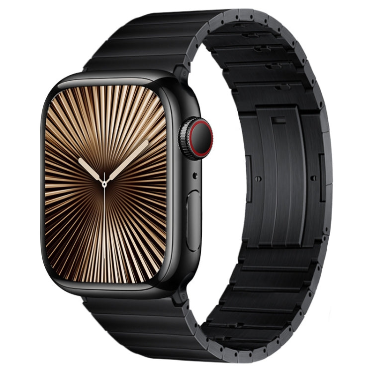 For Apple Watch Series 10 46mm PG65 Single Bead Bamboo Joint Spring Bars Titanium Metal Watch Band