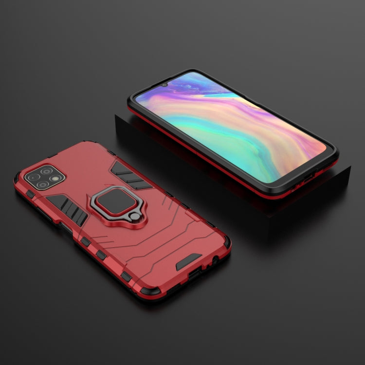 For Huawei Enjoy 20 PC + TPU Anti-fall Protective Case with Magnetic Ring Holder