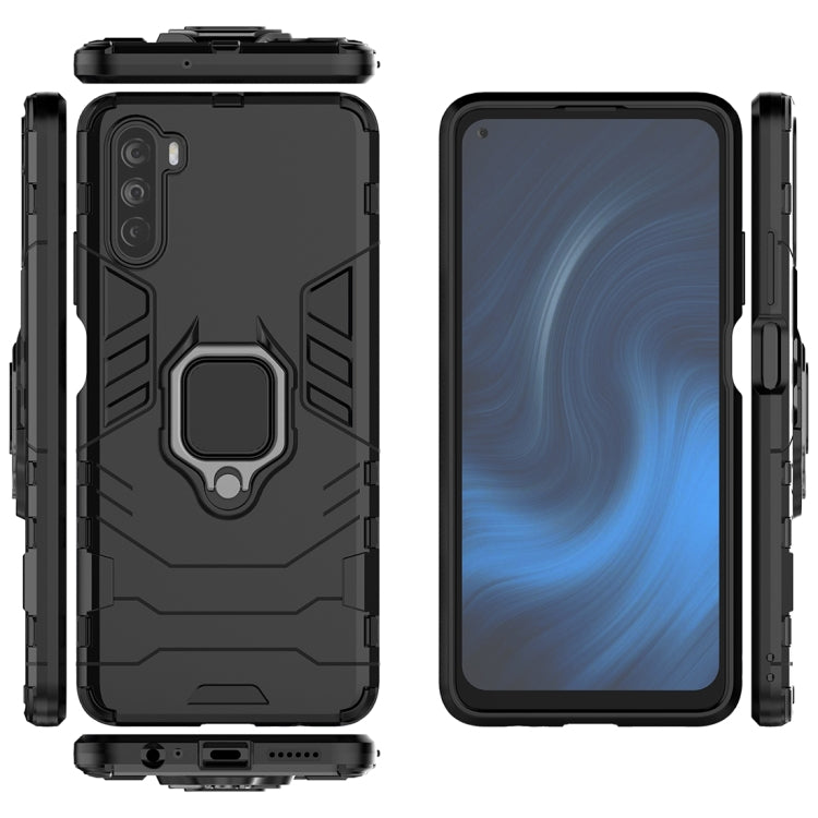 For Huawei Maimang 9 PC + TPU Anti-fall Protective Case with Magnetic Ring Holder