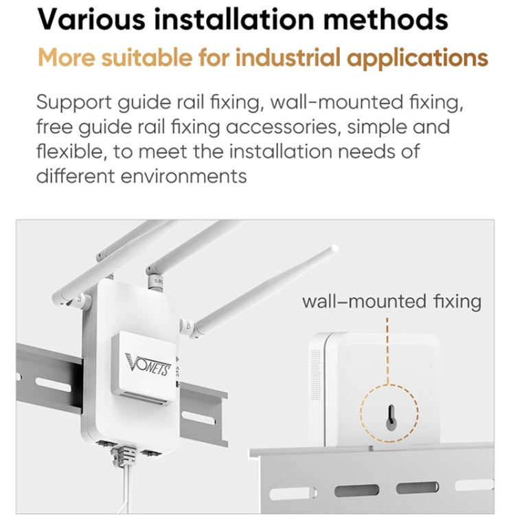 VONETS VAR1800-H 1800Mbps Wireless WiFi Router Standard Edition - White