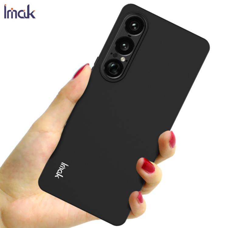 For Sony Xperia 1 VII IMAK UC-3 Series Shockproof Frosted TPU Phone Case - Black