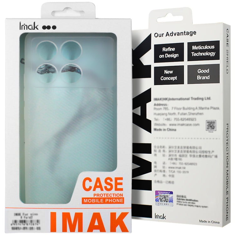 For Xiaomi Redmi K70E 5G imak 0.7mm Ultra Thin Ripple Texture Phone Case