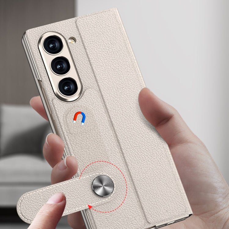 For Samsung Galaxy Z Fold6 GKK Integrated Flip Leather Phone Case