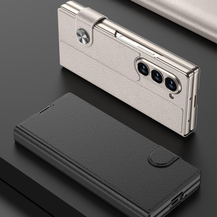 For Samsung Galaxy Z Fold7 5G GKK Integrated Flip Leather Phone Case