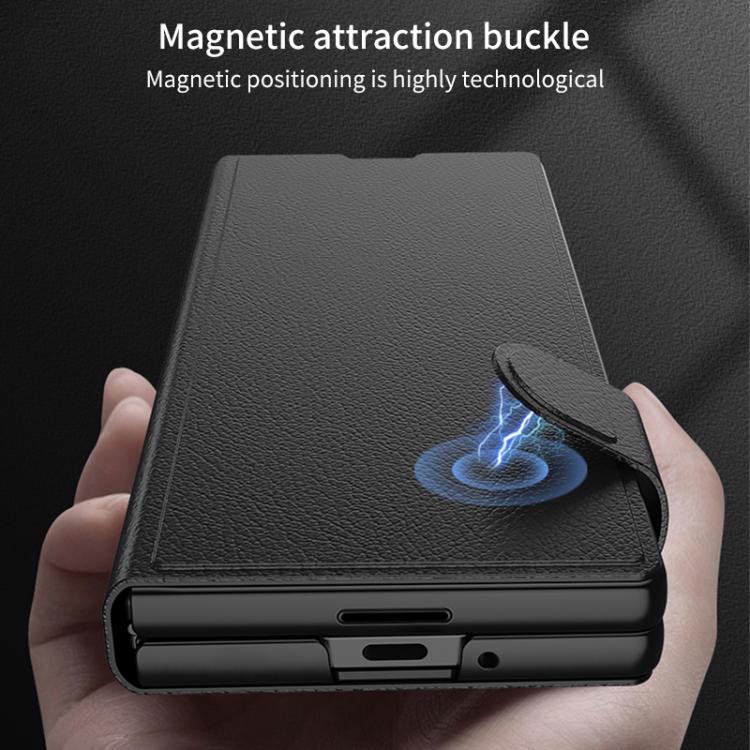 For Samsung Galaxy Z Fold7 5G GKK Integrated Flip Leather Phone Case