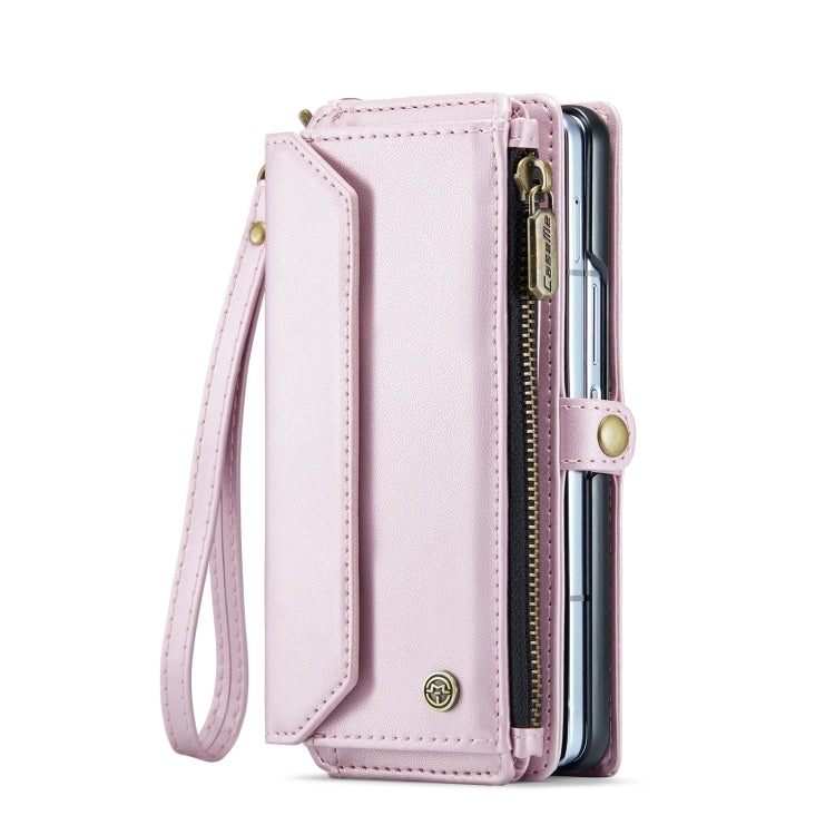 For Samsung Galaxy Z Fold6 5G CaseMe C36 Card Slots Zipper Wallet RFID Anti-theft Leather Phone Case