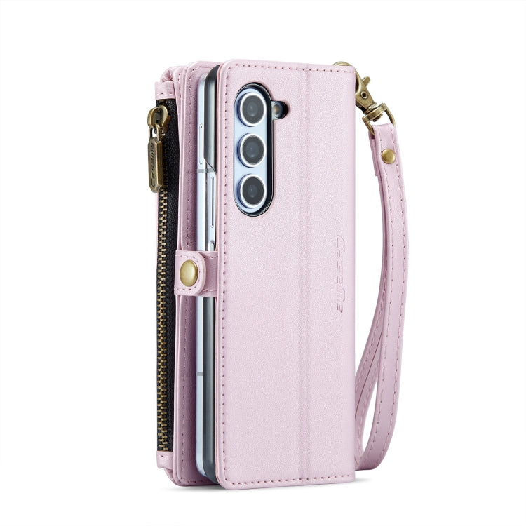 For Samsung Galaxy Z Fold6 5G CaseMe C36 Card Slots Zipper Wallet RFID Anti-theft Leather Phone Case