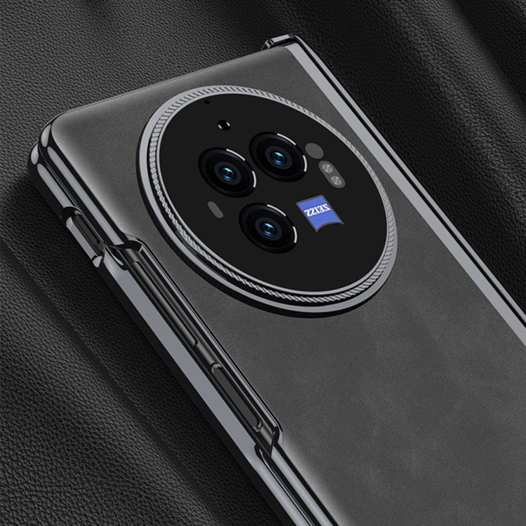 For vivo X Fold3 GKK Integrated Magnetic Fold Hinge Leather Shockproof Phone Case