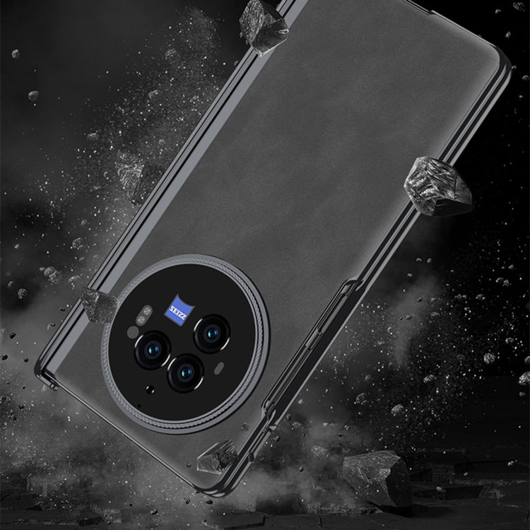 For vivo X Fold3 Pro GKK Integrated Magnetic Fold Hinge Leather Shockproof Phone Case