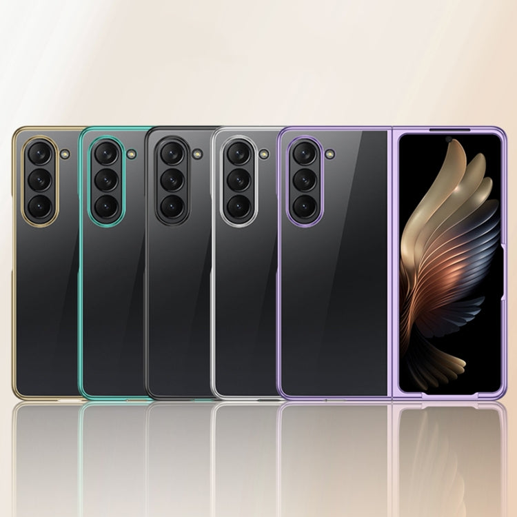 For Samsung Galaxy Z Fold6 6D Electroplating PC Shockproof Phone Case