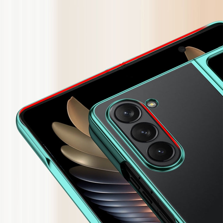For Samsung Galaxy Z Fold6 6D Electroplating PC Shockproof Phone Case