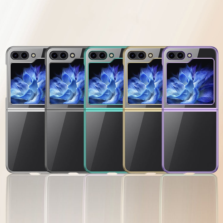 For Samsung Galaxy Z Flip6 6D Electroplating PC Shockproof Phone Case