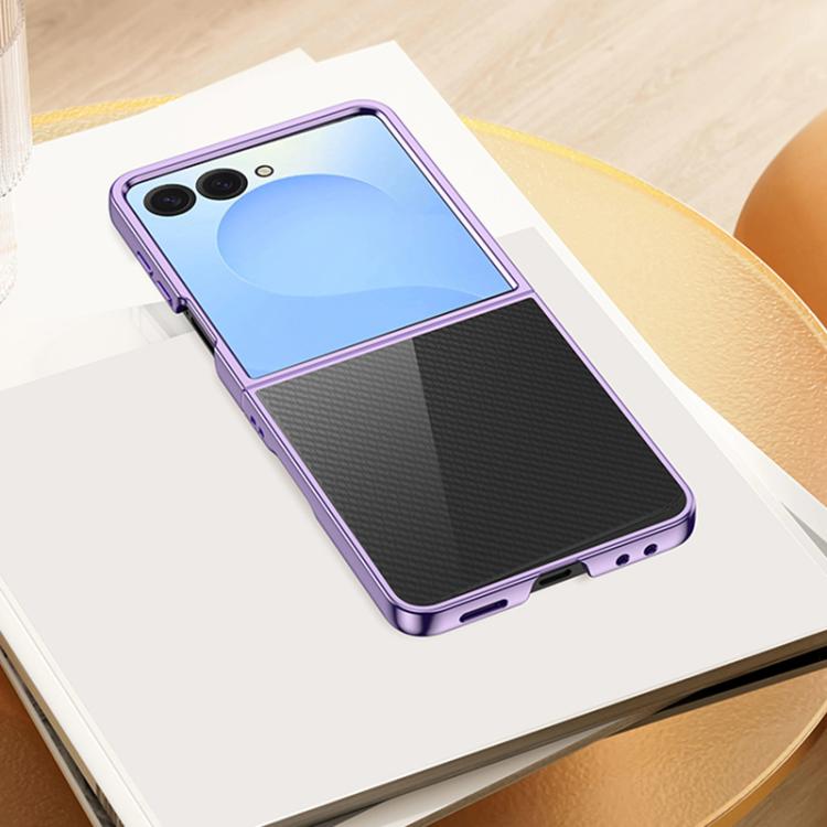 For Samsung Galaxy Z Flip7 6D Electroplating PC Shockproof Phone Case