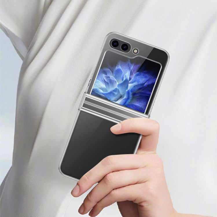 For Samsung Galaxy Z Flip7 FE / Flip6 Three Parts 6D Electroplating PC Shockproof Phone Case
