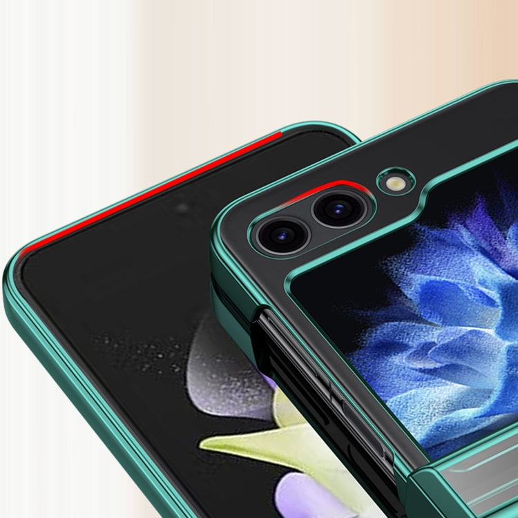 For Samsung Galaxy Z Flip7 FE / Flip6 Three Parts 6D Electroplating PC Shockproof Phone Case