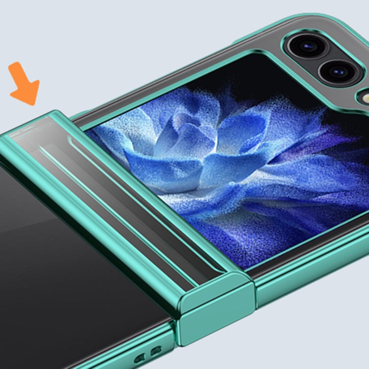 For Samsung Galaxy Z Flip7 FE / Flip6 Three Parts 6D Electroplating PC Shockproof Phone Case