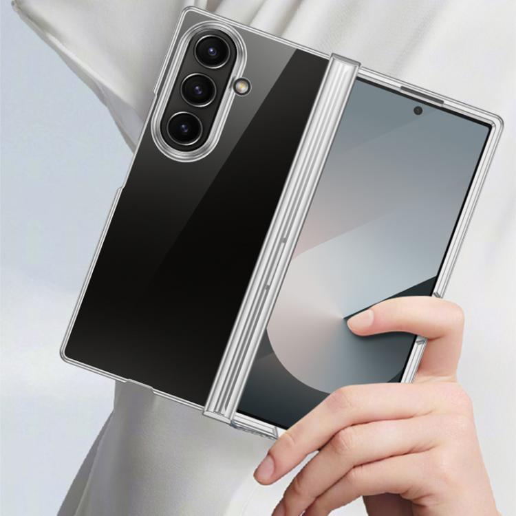 For Samsung Galaxy Z Fold7 5G Three Parts 6D Electroplating PC Shockproof Phone Case