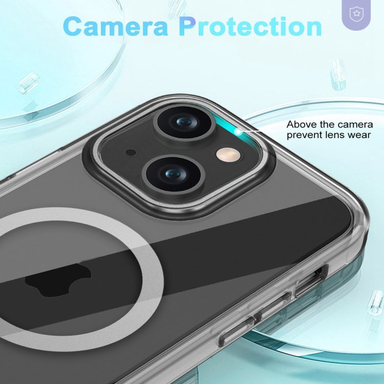 For iPhone 15 Colorful MagSafe Magnetic PC Hybrid TPU Phone Case