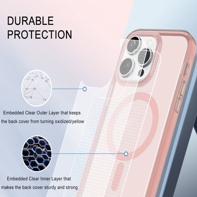 For iPhone 14 Pro Max Colorful MagSafe Magnetic PC Hybrid TPU Phone Case