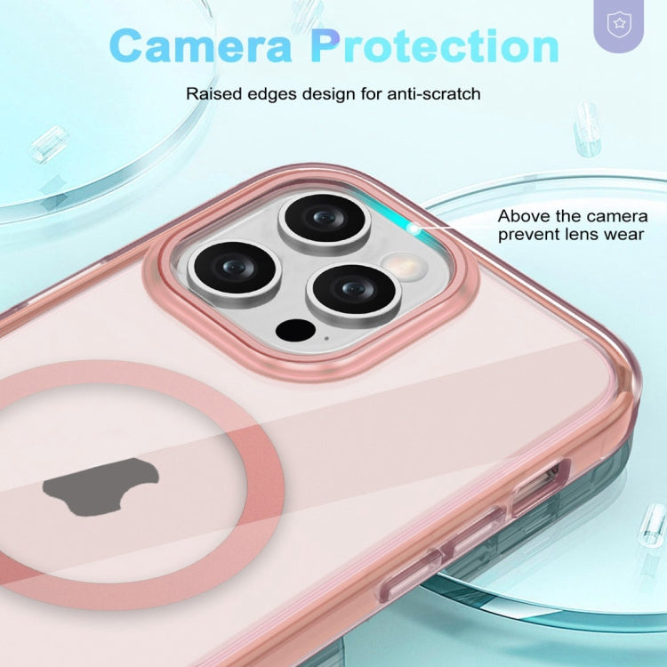 For iPhone 14 Pro Colorful MagSafe Magnetic PC Hybrid TPU Phone Case