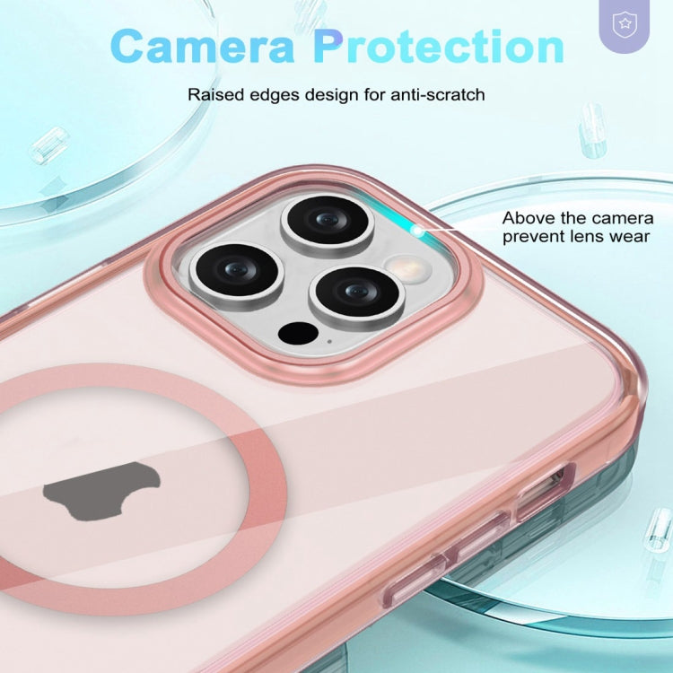 For iPhone 12 Pro Max Colorful MagSafe Magnetic PC Hybrid TPU Phone Case