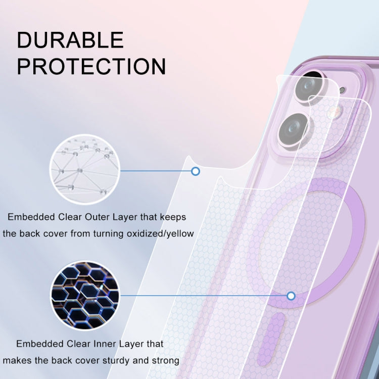 For iPhone 12 Colorful MagSafe Magnetic PC Hybrid TPU Phone Case